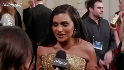 Mindy Kaling Reacts to Being Oscars Shortlisted for Her Short Film 'Anuja' | Golden Globes 2025