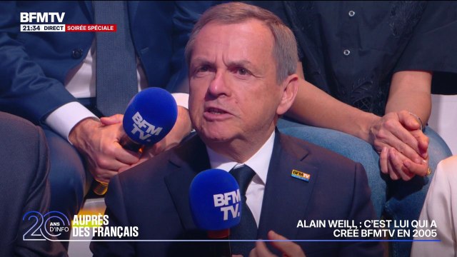 20 ANS DE BFMTV - L'actualité en direct, c'est l'ADN de cette chaîne , explique Alain Weill, le créateur de BFMTV