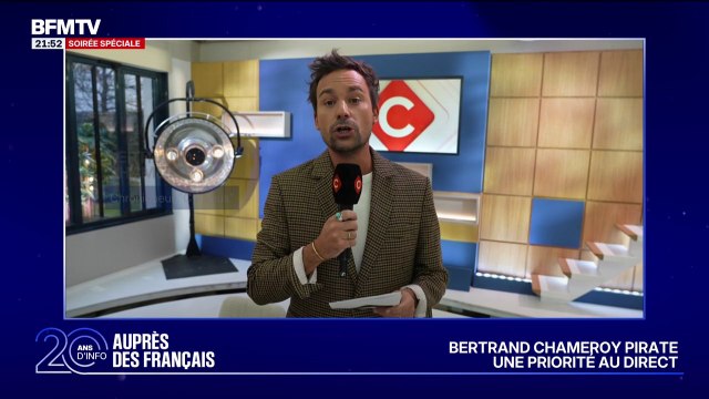 20 ANS DE BFMTV - Bertrand Chameroy, chroniqueur chez C à vous, souhaite un joyeux anniversaire à la chaîne