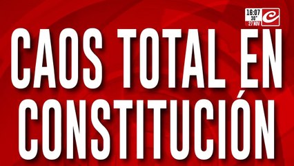 Caos total en Constitución: demoras y cancelaciones de los trenes