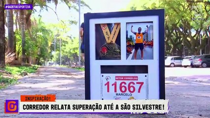 Autor de livro, corredor relata superação até a São Silvestre; assista
