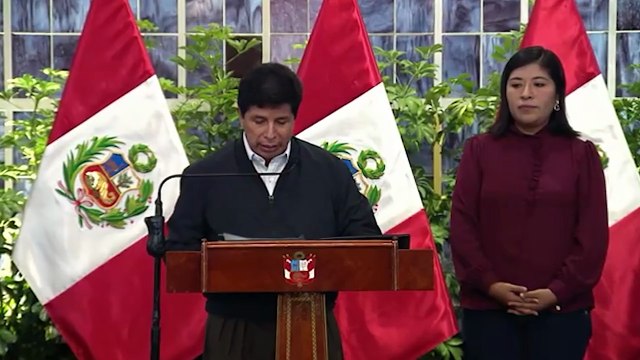 Condenado a más de once años de prisión el expresidente de Perú Pedro Castillo por conspiración