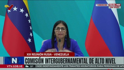 Venezuela y Rusia fortalecen cooperación estratégica durante Comisión de Alto Nivel
