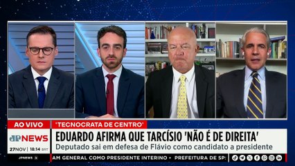 Eduardo Bolsonaro diz que Tarcísio “não é de direita”