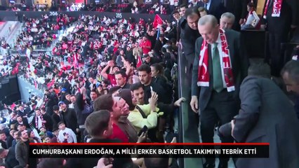Cumhurbaşkanı Erdoğan, A Milli Erkek Basketbol Takımı'nı tebrik etti