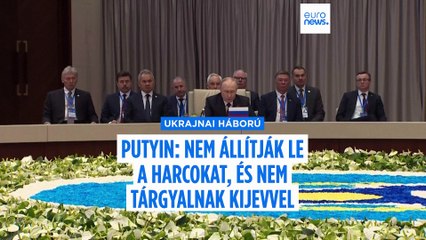 Az orosz elnök ragaszkodik Kelet-Ukrajnához, de azt újból "megígérte", hogy nem támadja meg Európát