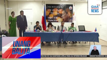Prayer vigil, isinasagawa ng mga tagasuporta ni FPRRD habang hinihintay ang desisyon ng ICC sa apelang interim release | Unang Balita