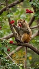 Tiger Saves Monkey from Jackals _ Unlikely Jungle Alliance