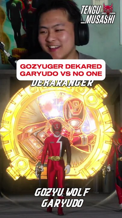 Gozyuger Dekared Garyudo VS No one #1