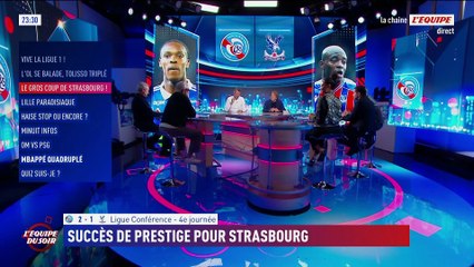 Strasbourg s'offre Crystal Palace, l'un des favoris en C4, et remonte à la 2e place - Foot - Ligue Conférence
