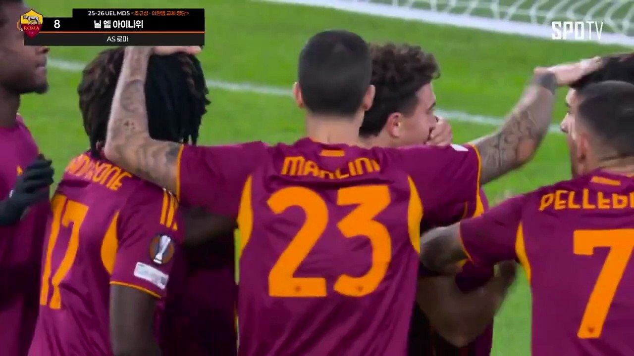 스포츠중계 빠른티비 [UEL] AS 로마 vs 미트윌란 하이라이트 2025.11.28 (금) 0245