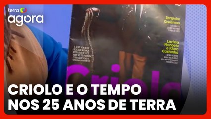 Revista Terra 25 Anos traz entrevista especial com rapper Criolo e transformação de novas gerações