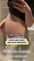 Huge cyst made everyone think she was pregnant 😱