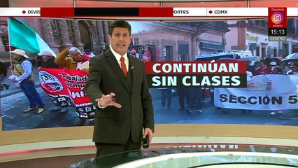 Miles de estudiantes sin clases en Zacatecas por rechazo a la federalización de nómina