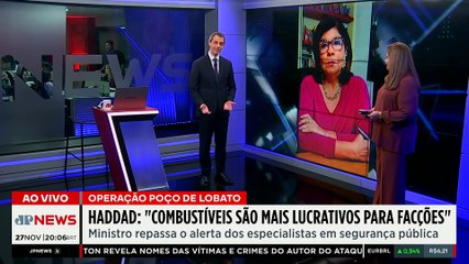 Combustíveis são mais lucrativos para facções", diz Haddad sobre crime organizado; Dora e Denise avaliam