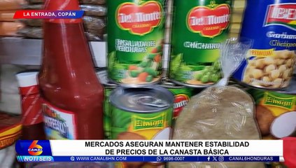Mercados aseguran mantener estabilidad de precios de la canasta básica