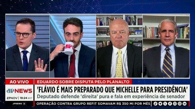 EDUARDO CRITICA TARCÍSIO E DEFENDE FLÁVIO PARA SUCEDER BOLSONARO | OS PINGOS NOS IS - 27/11/25