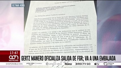 🚨¡Última Hora! Confirman salida de Alejandro Gertz Manero de la Fiscalía General de la República