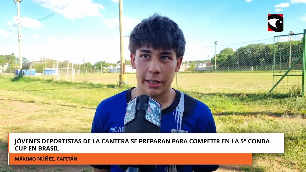 Jóvenes deportistas de la cantera se preparan para competir en la 5° conda cup en brasil