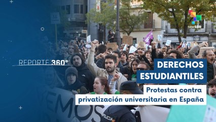 Masivas protestas en defensa de la Universidad Pública contra Ayuso