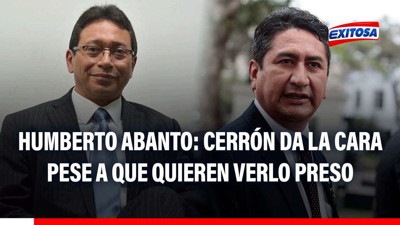 Vladimir Cerrón da la cara desde la clandestinidad, señala Abanto: "Todo el mundo lo quiere preso"