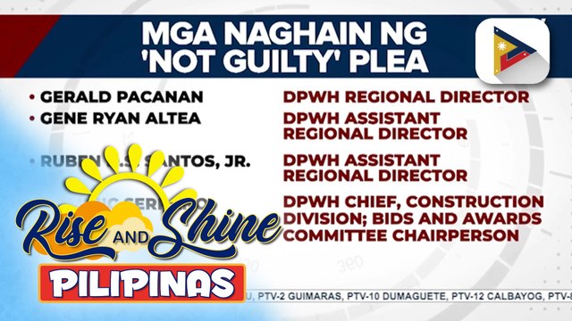 Walong akusado sa anomalya sa flood control projects sa Oriental Mindoro, naghain ng 'not guilty' plea; isa sa mga akusado, hindi nakadalo sa arraignment | ulat ni Merry Ann Bastasa ng Radyo Pilipinas