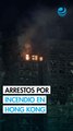 Detienen a jefes de constructora por incendio en Hong Kong; hay 83 muertos y 300 desaparecidos