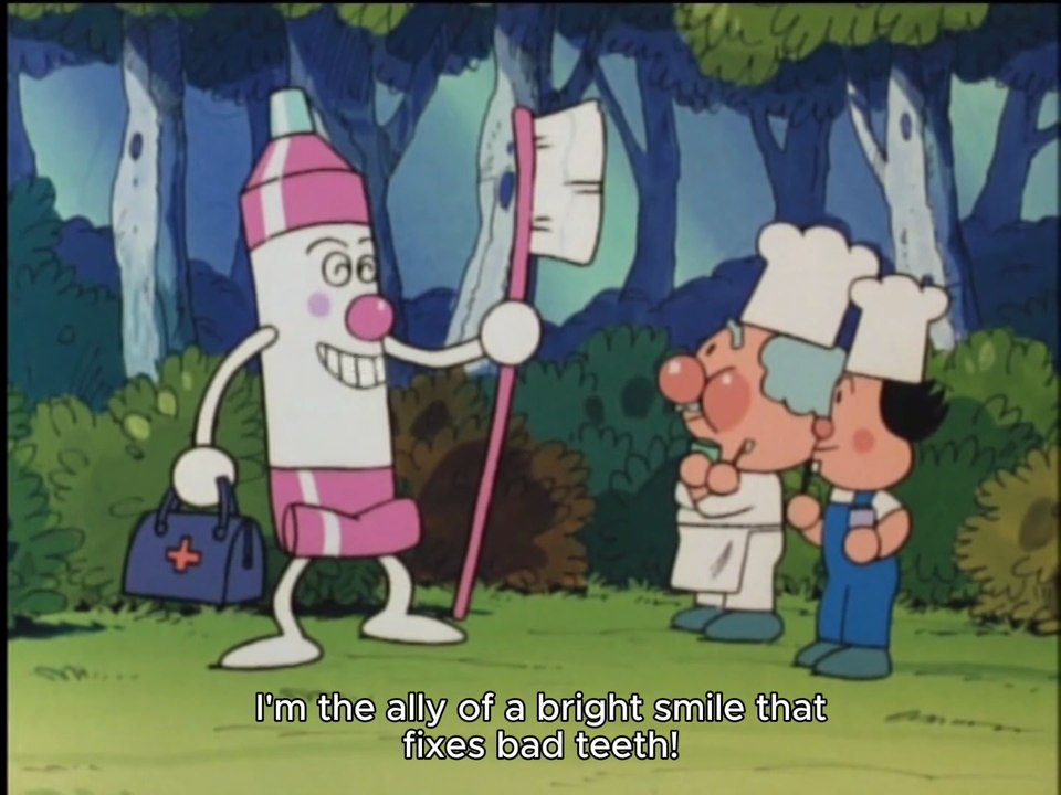 Anpanman and Toothpasteman - English subbed