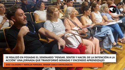 Se realizó en Posadas el seminario Pensar, Sentir y Hacer