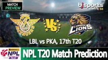 Nepal Premier League 2025 | Lumbini Lions vs Pokhara Avengers 17th T20 Match Preview |