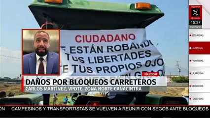 Bloqueos de transportistas cumplen cuatro días y causan paros técnicos en maquiladoras