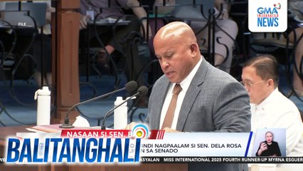 Senate Pres. Tito Sotto - Hindi nagpaalam si Sen. Dela Rosa sa kaniyang mga pagliban sa Senado | Balitanghali