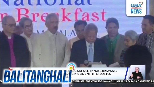 50th National Prayer Breaskfast, ipinagdiriwang ngayong araw; Senate President Tito Sotto, panauhing pandangal | Balitanghali