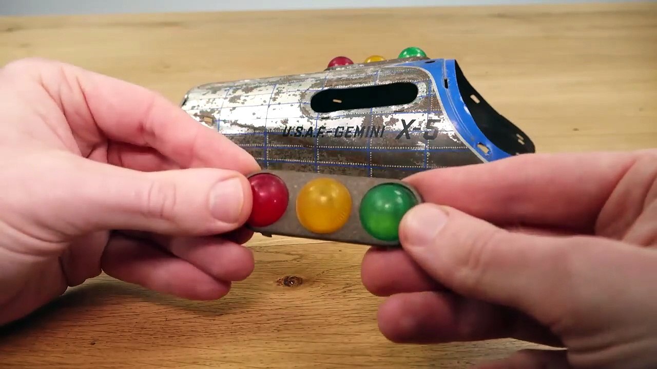 1960s Masudaya GEMINI X-5 Space Ship Restoration(720P_HD)