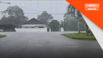 Ribut Senyar melemah, amaran hujan kekal