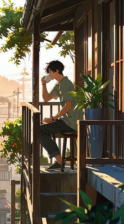 Quiet Sips Under the Leaves