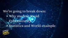 Why students don't choose Cybersecurity