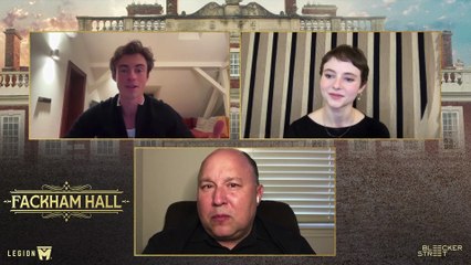 IR Interview: Ben Radcliffe & Thomasin McKenzie For "Fackham Hall" [Bleeker Street]