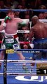 Canelo Alvarez loses COOL! HITS Mayweather with a shoulder STRIKE!