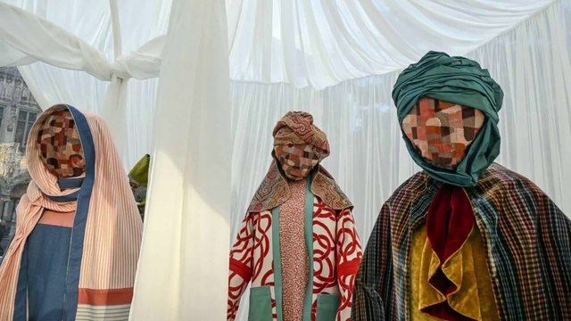 Bruxelles : une crèche aux poupées sans visage fait polémique