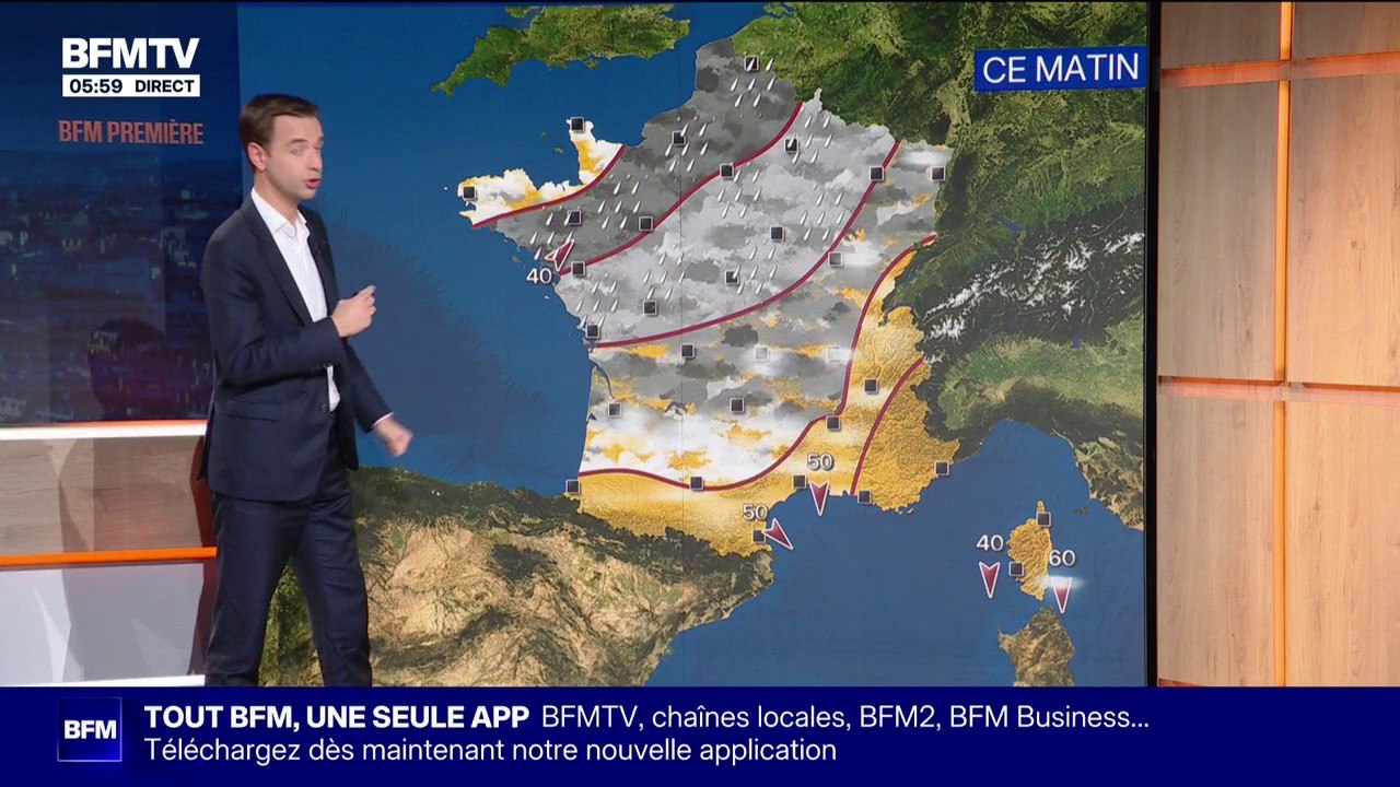 Des conditions toujours perturbées sur une grande partie du nord de la France mais un redoux dans certaines régions comme la Bretagne