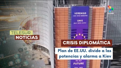 Tensiones por el plan de EE. UU. que plantea recortes militares y cesiones territoriales