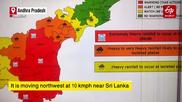 Cyclone Ditwah: Red Warning Issued As Storm Approaches Tamil Nadu, Puducherry, Andhra Coasts