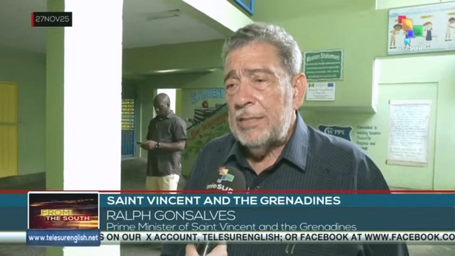 SAINT VINCENT AND THE GRENADINES l Incumbent Prime Minister Ralph Gonsalves statements to TeleSUR