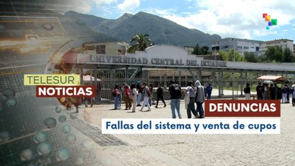 Fallas y denuncias en el registro para cupos universitarios en Ecuador