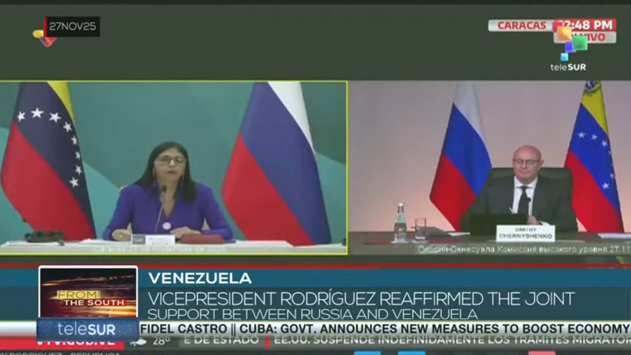 VENEZUELA l Vicepresident Rodriguez reaffirmed...