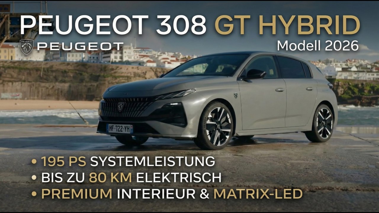 2026 Peugeot 308 GT Hybrid im Check: Design, Fahrverhalten & Innenraum