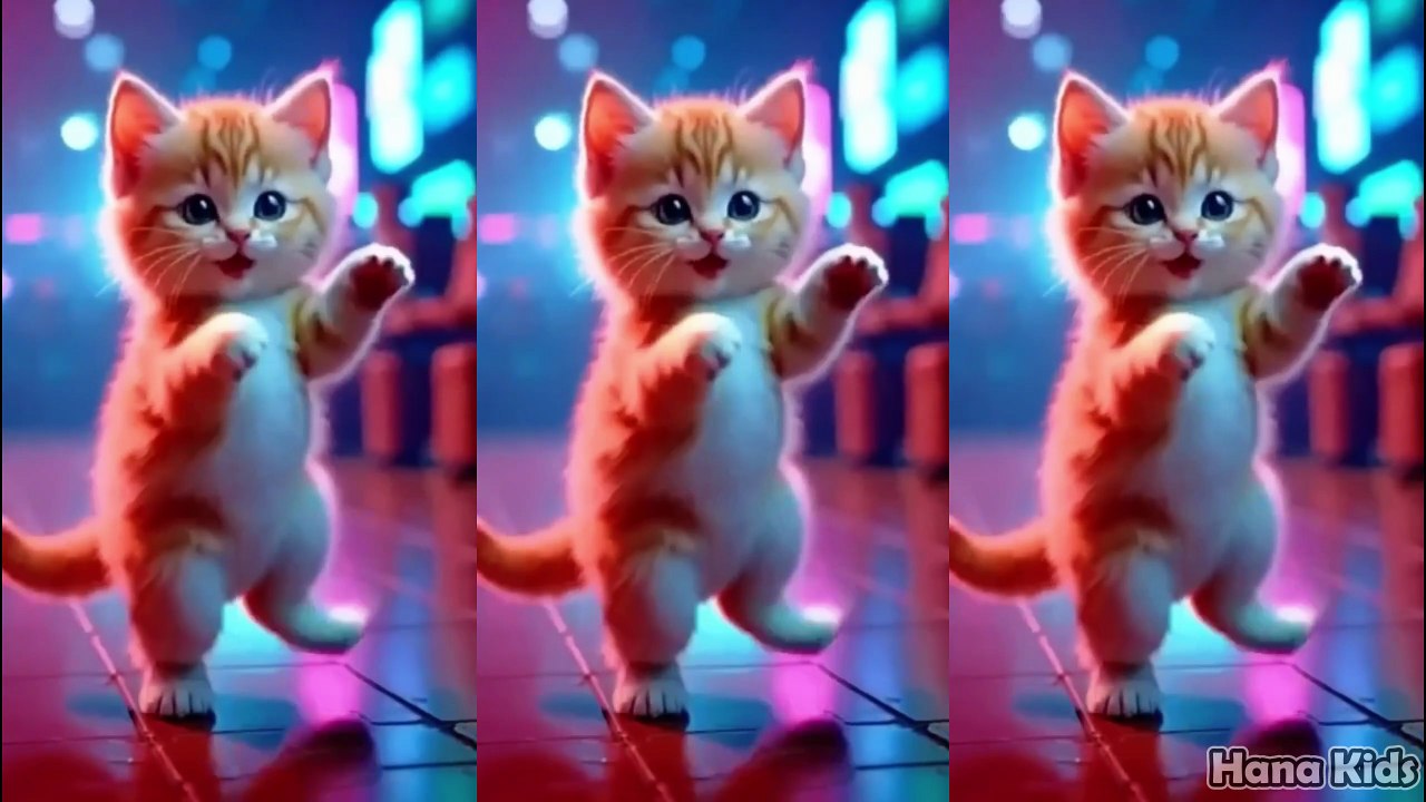 😻 Dancing Kittens in Sync! ✨ Funny Cats Video 💃🐱💫 kasih ibu kepada beta - Kucing joget lucu