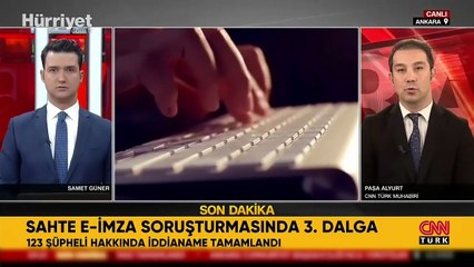 Sahte e-imza soruşturmasında 3.dalga soruşturması tamamlandı