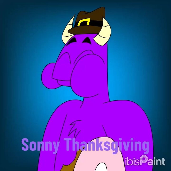 Monster Friends: Sonny Thanksgiving in Speedpaint